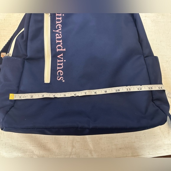 Vineyard Vines Dark Blue Backpack with Pink Accents - Picture 13 of 16
